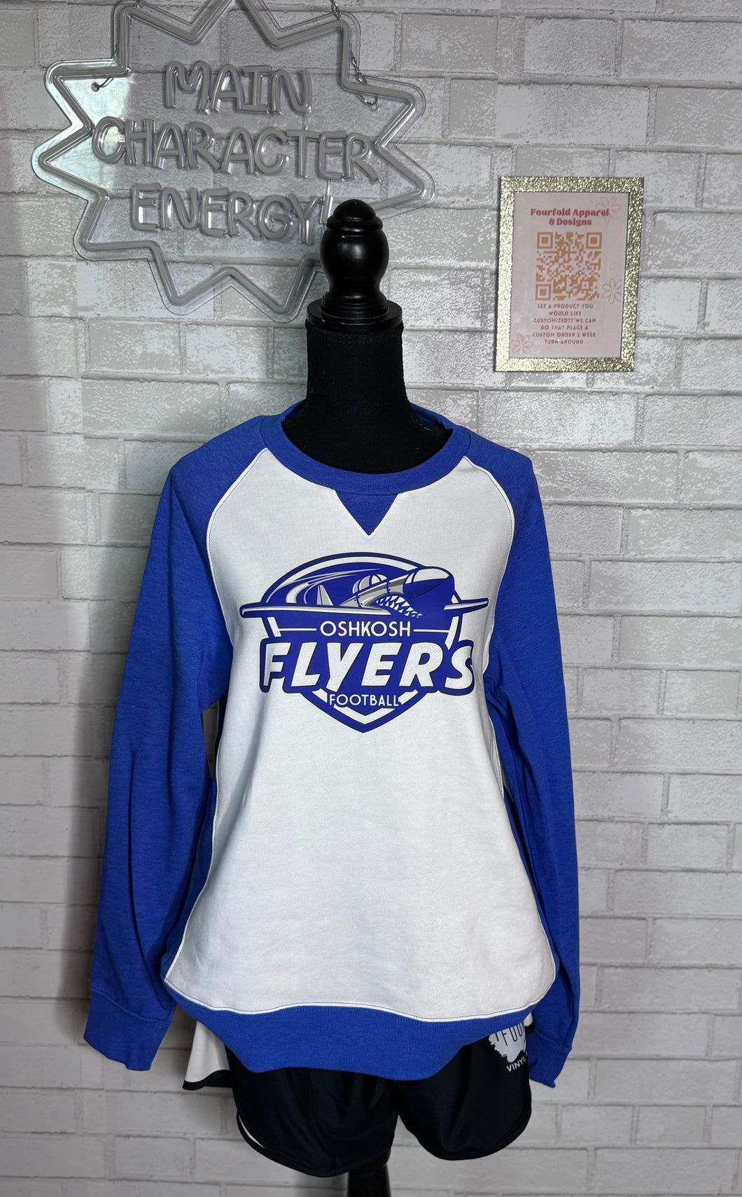 Flyers Holloway 223490 Ladies All-American Fleece Crew