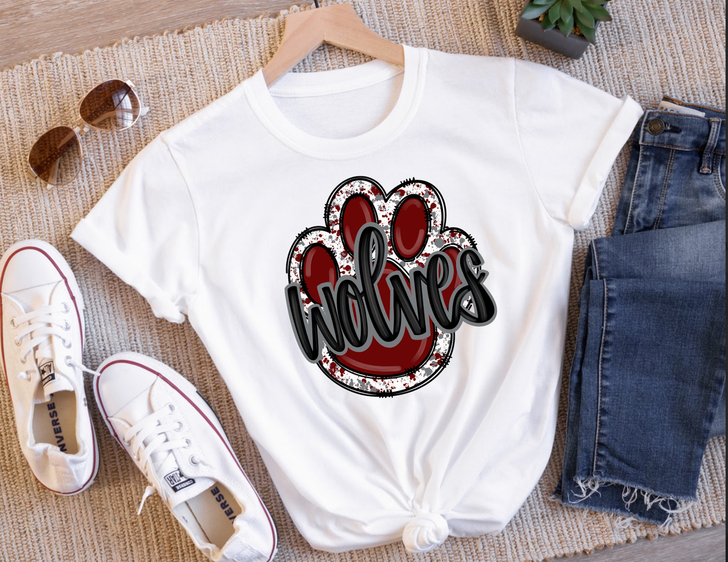 Wolves Paw Print