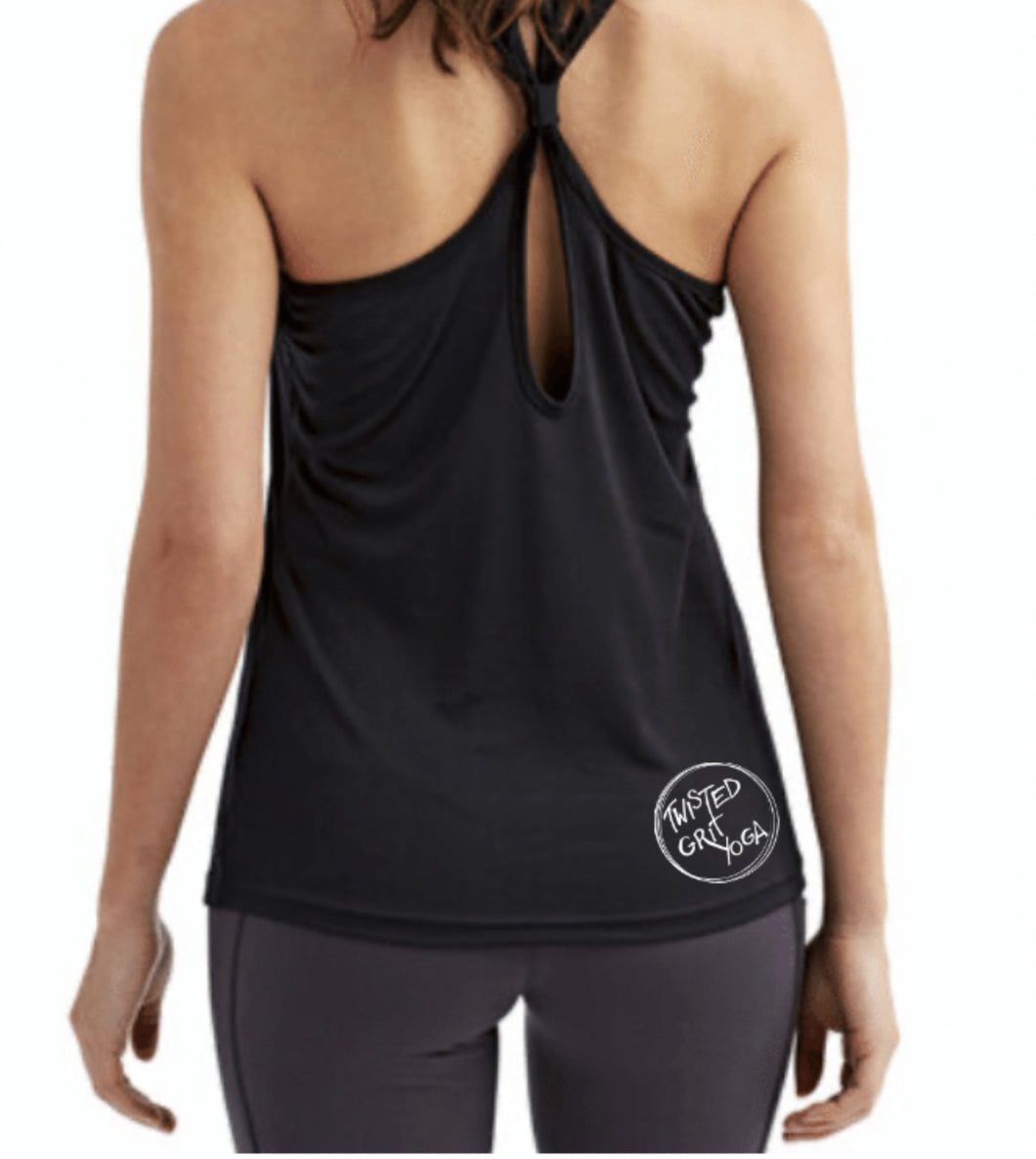 Twisted Grit Yoga knot tank