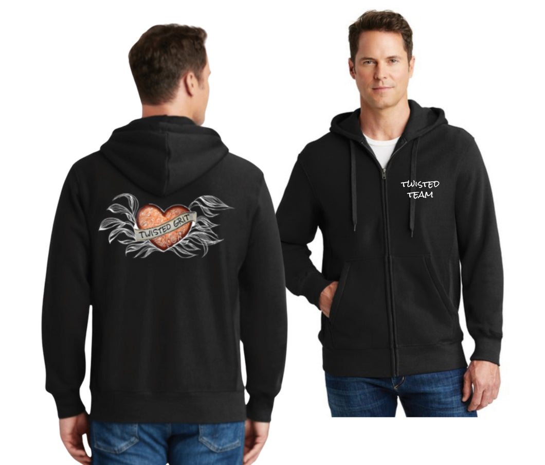 Twisted Grit Yoga Team Zip Up Hoodie