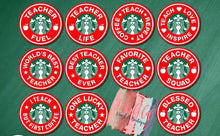 Load image into Gallery viewer, Teacher Starbucks cold venti cup
