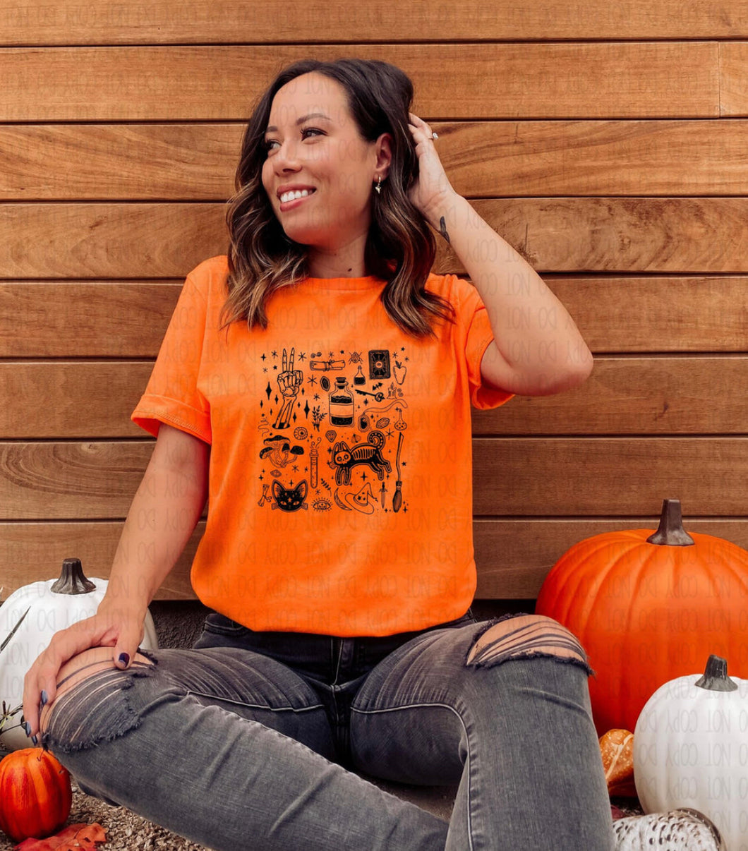 Halloween graphic tee